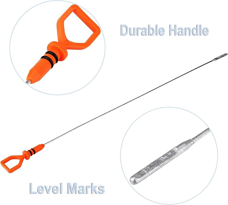 AUCERAMIC 15650RCAA02 Engine Oil Dipstick Level Dip Stick Fit for Honda Accord Crosstour Odyssey Pilot Ridgeline Acura RDX MDX RL TL TSX ZDX - Image 2